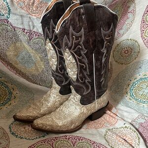 Tanner Mark leather cowboy boots great condition